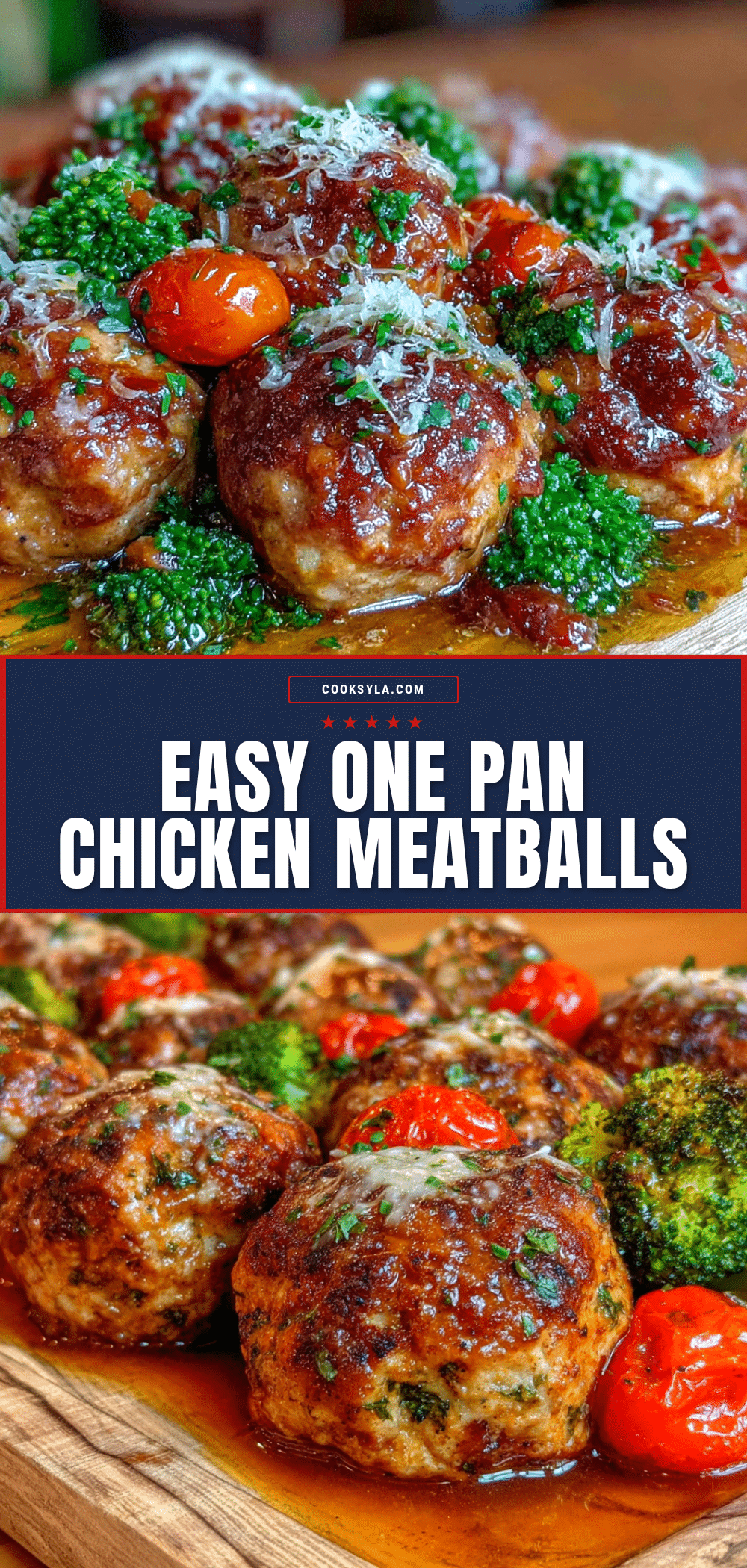 one pan baked chicken meatballs recipe