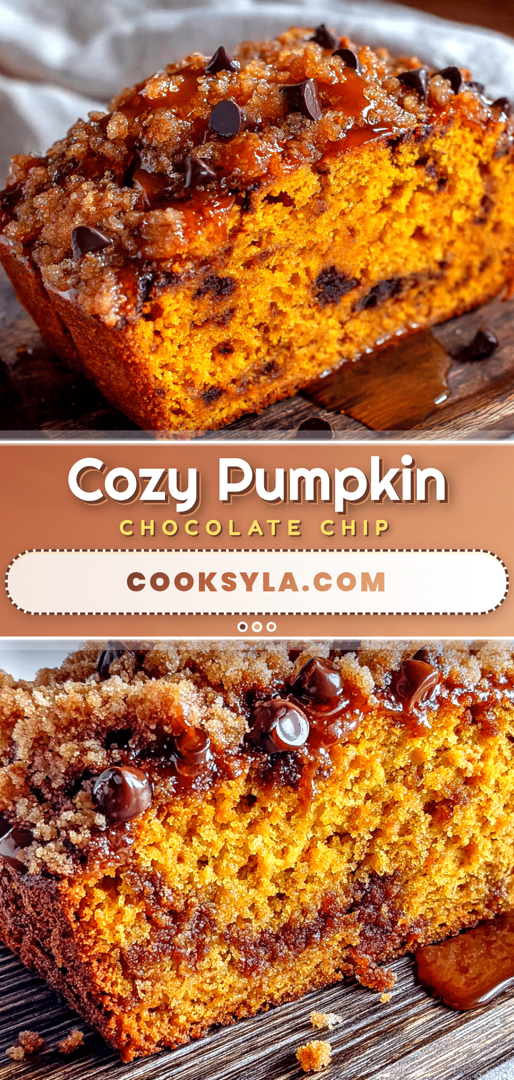 pumpkin chocolate chip bread recipe