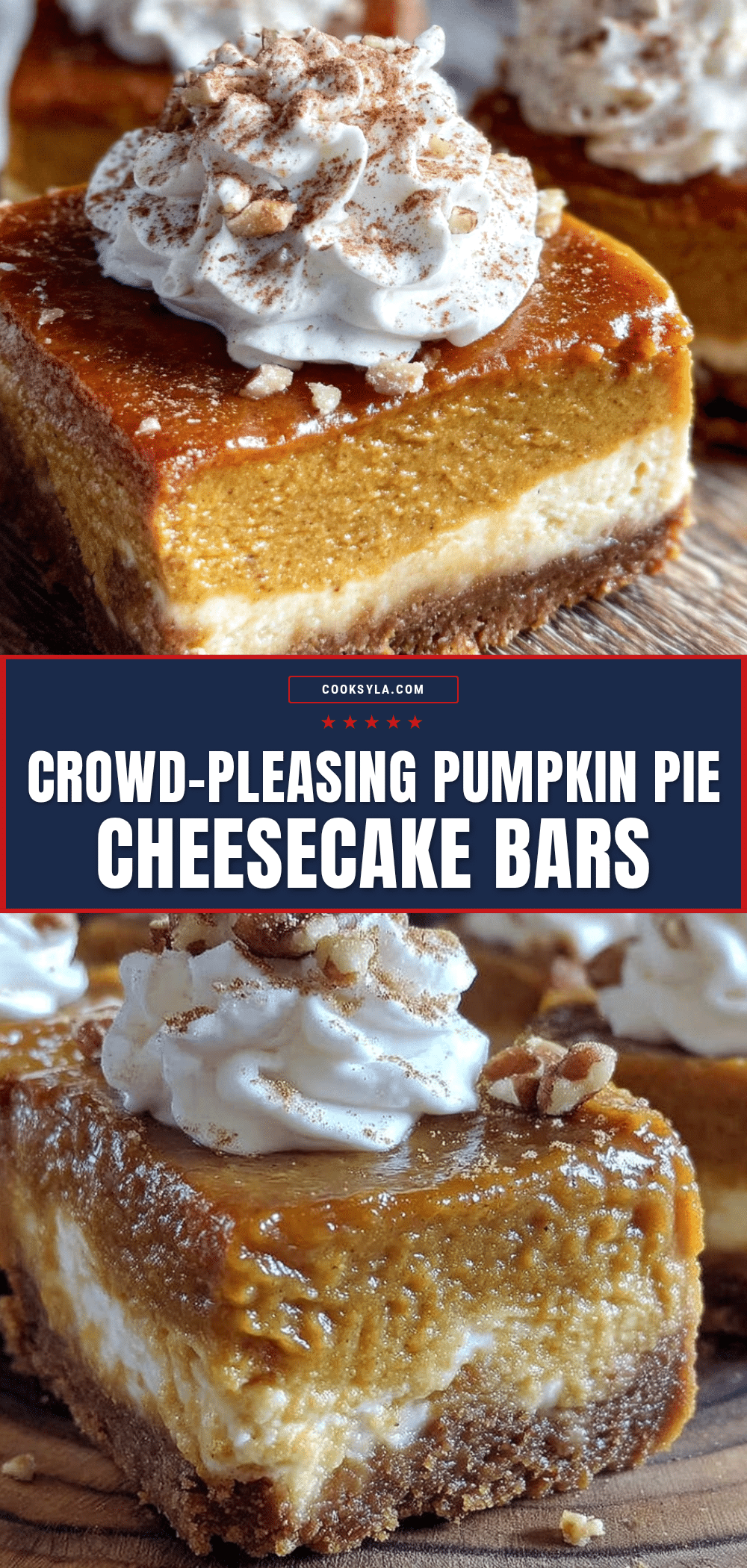 pumpkin pie cheesecake bars recipe
