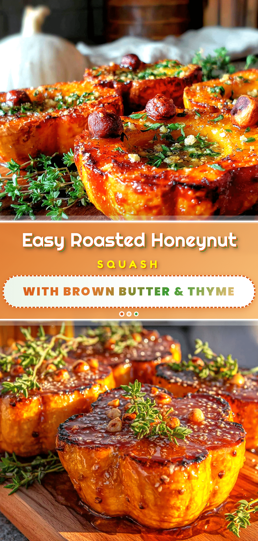 roasted honeynut squash with brown butter recipe