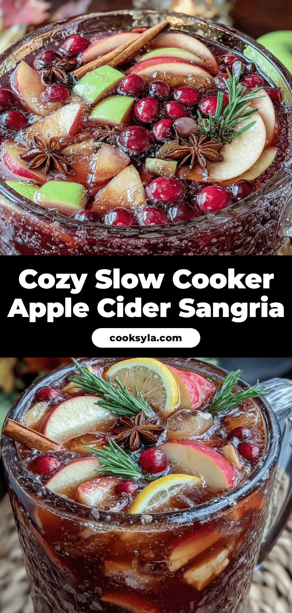 Slow Cooker Apple Cider Sangria recipe