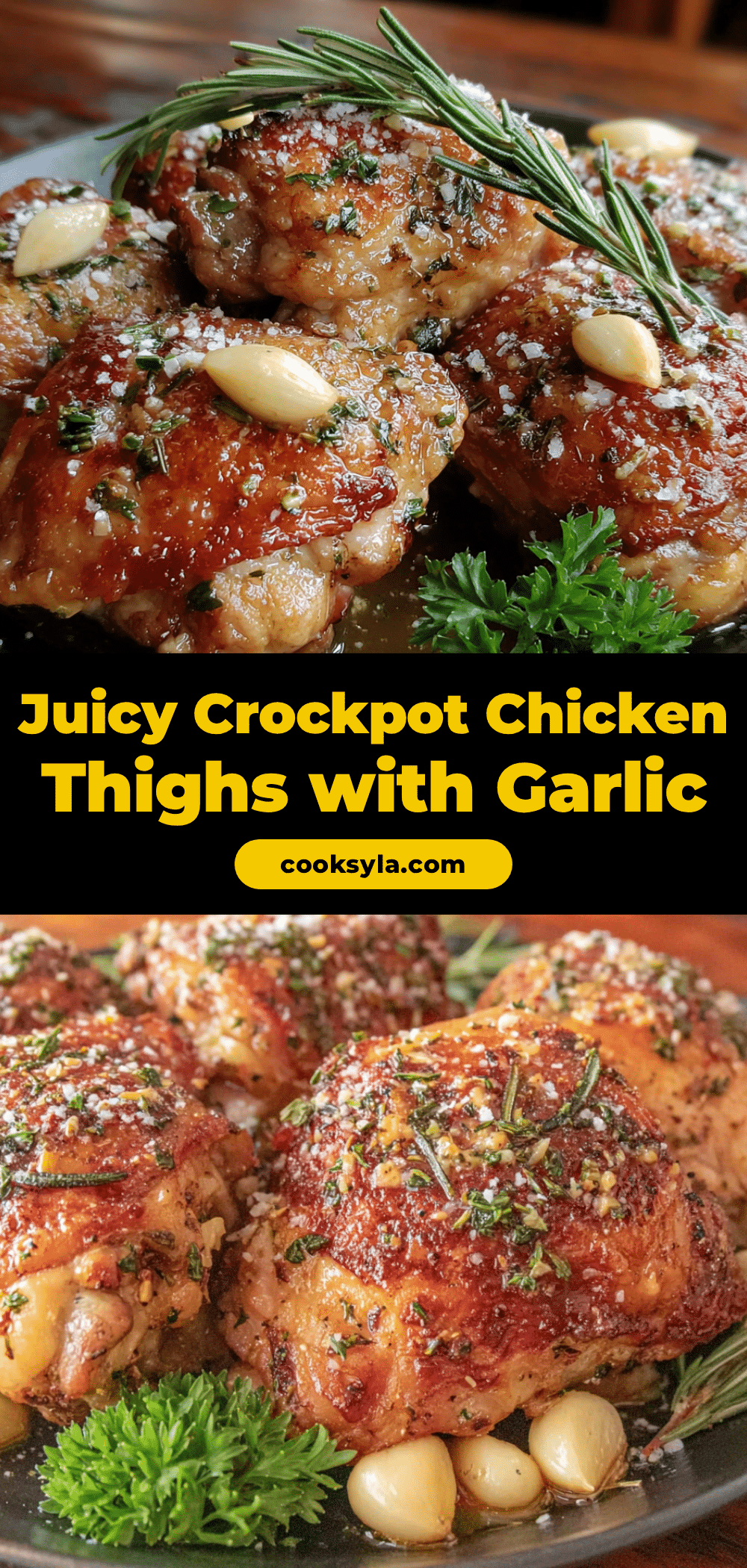 tender crockpot chicken thighs recipe