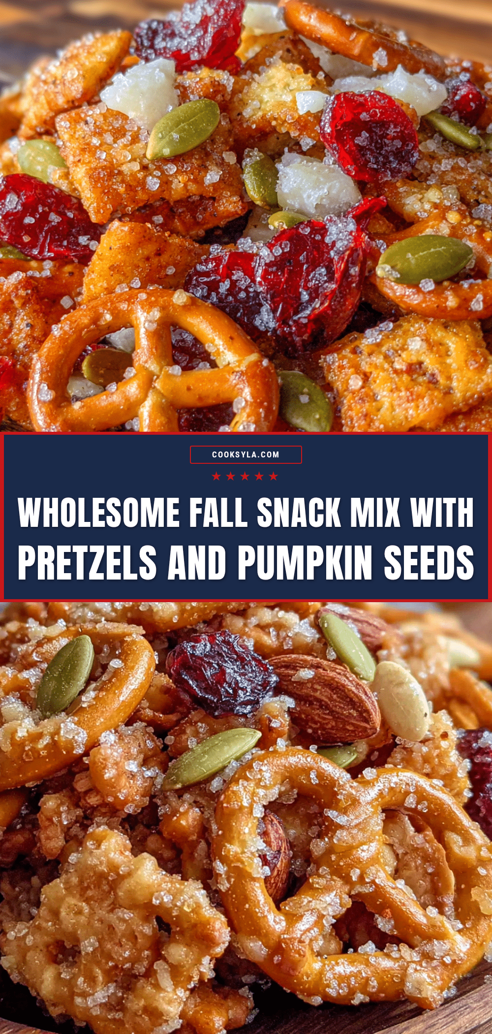 wholesome fall snack mix with pumpkin seeds recipe