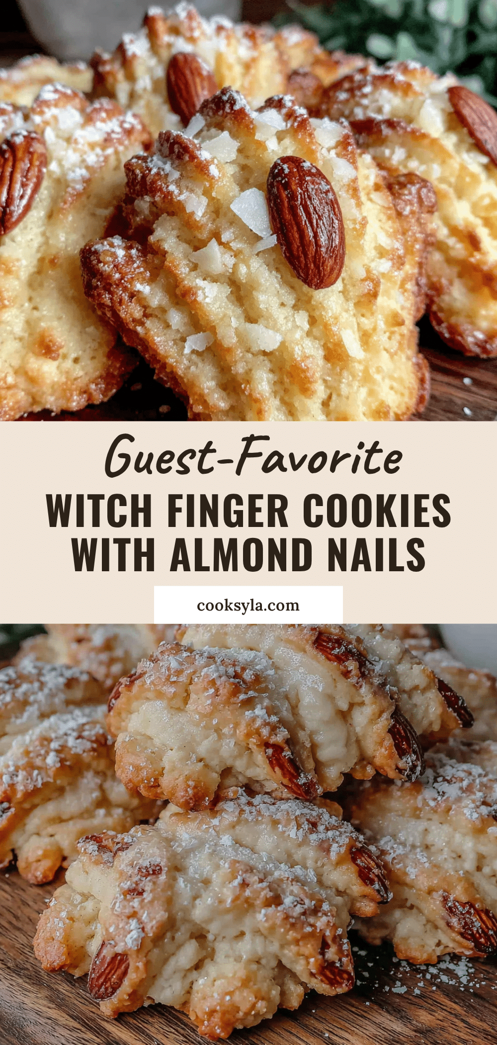 witch finger cookies recipe