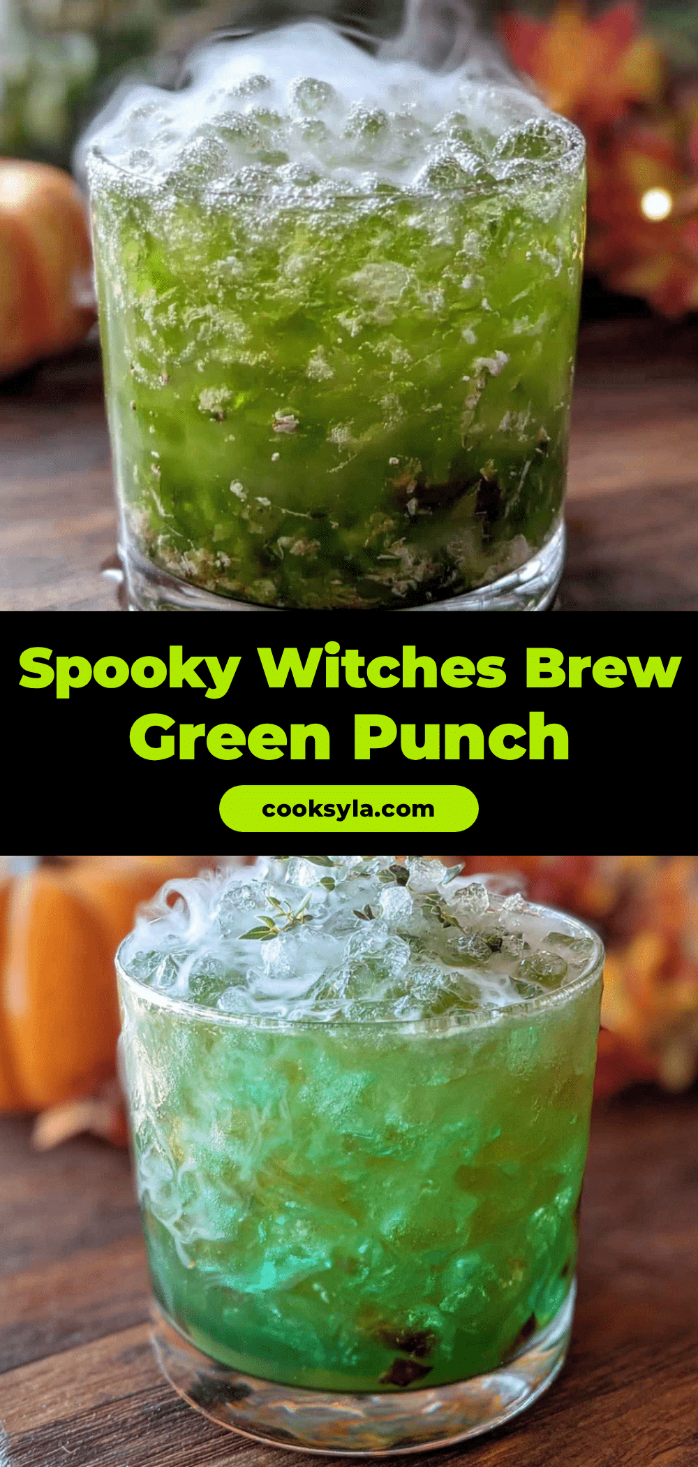 witches brew green punch recipe